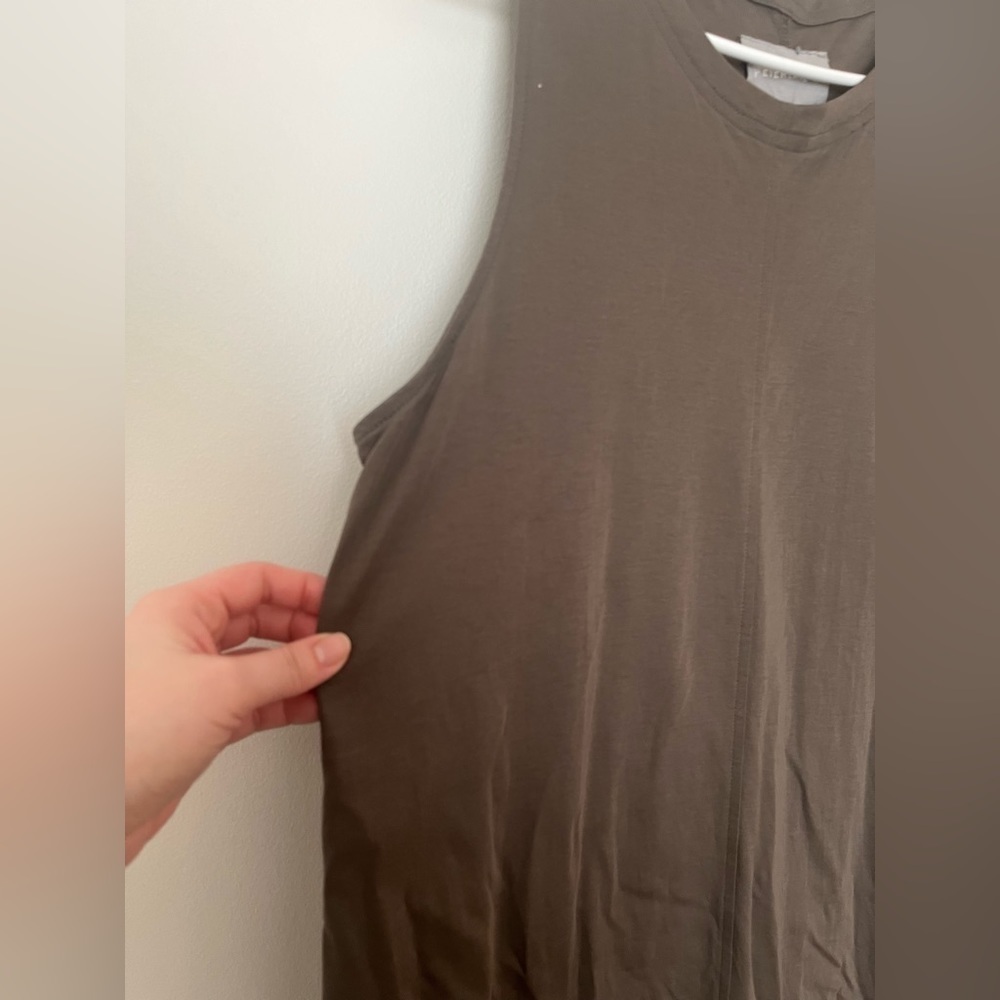 Everlane The Luxe Cotton A-Line Tank Dress - Picture 6 of 8